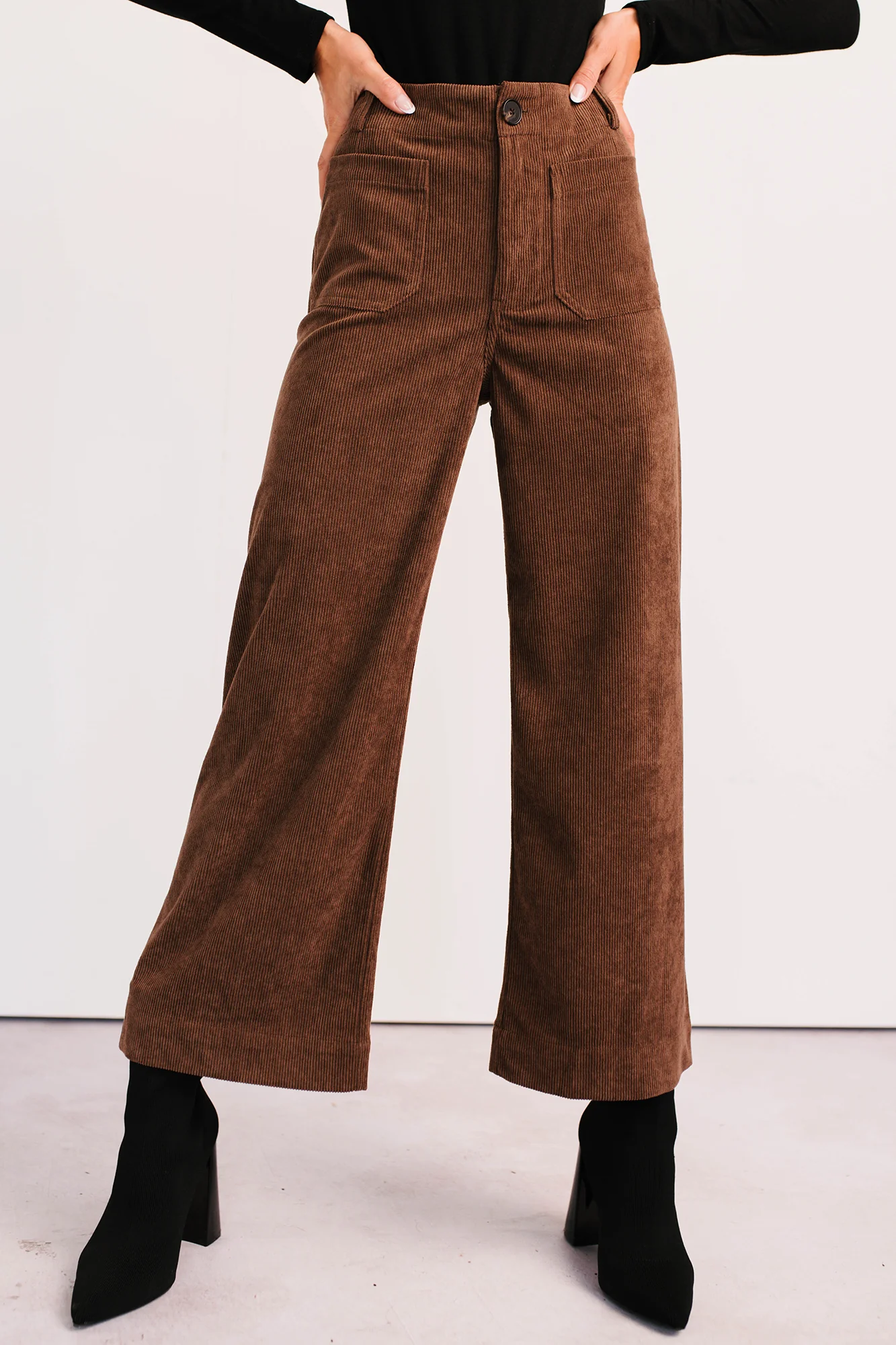 My Cup Of Tea Corduroy Pants (Mocha Mousse) - Image 4