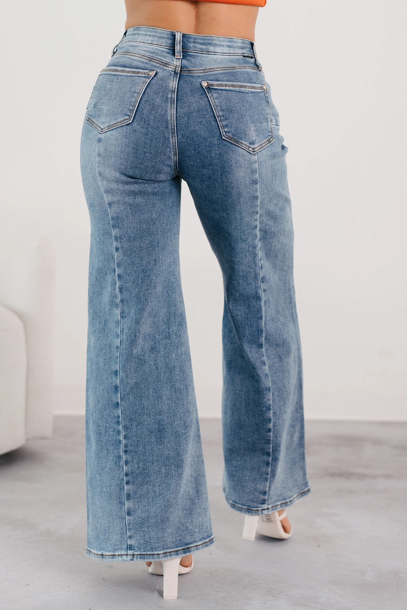 Ruda Wide Leg Tummy Control Saige Jeans (Medium) - Image 11