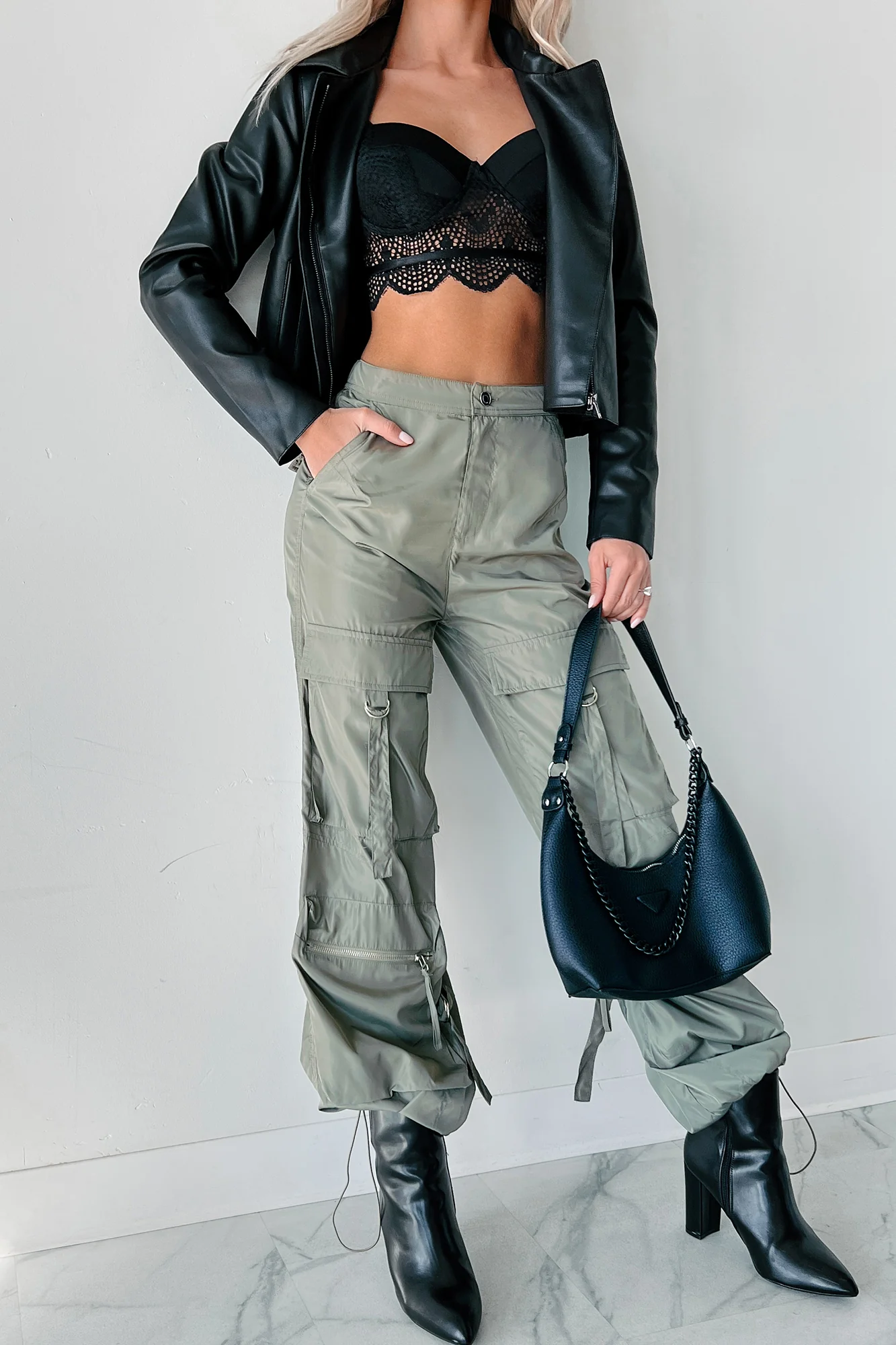You've Heard About Me Cargo Utility Pants (Olive) - Image 2